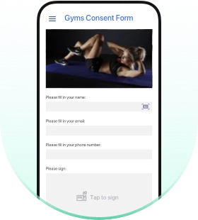 Gyms, Fitness & Yoga Studios Waiver Solution