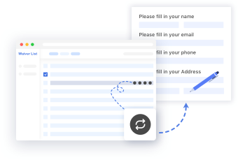Renew signed waivers for returning customers