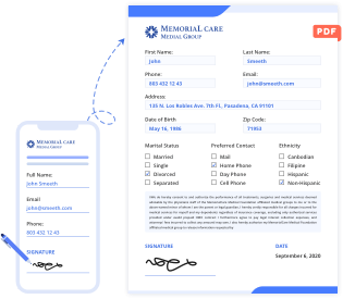 Create Online PDF Form