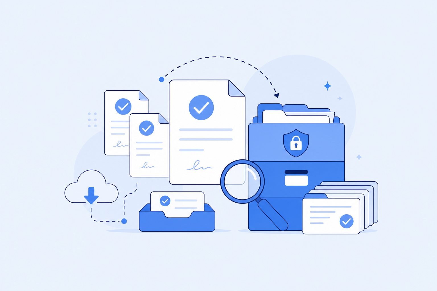 Store signed liability waiver records