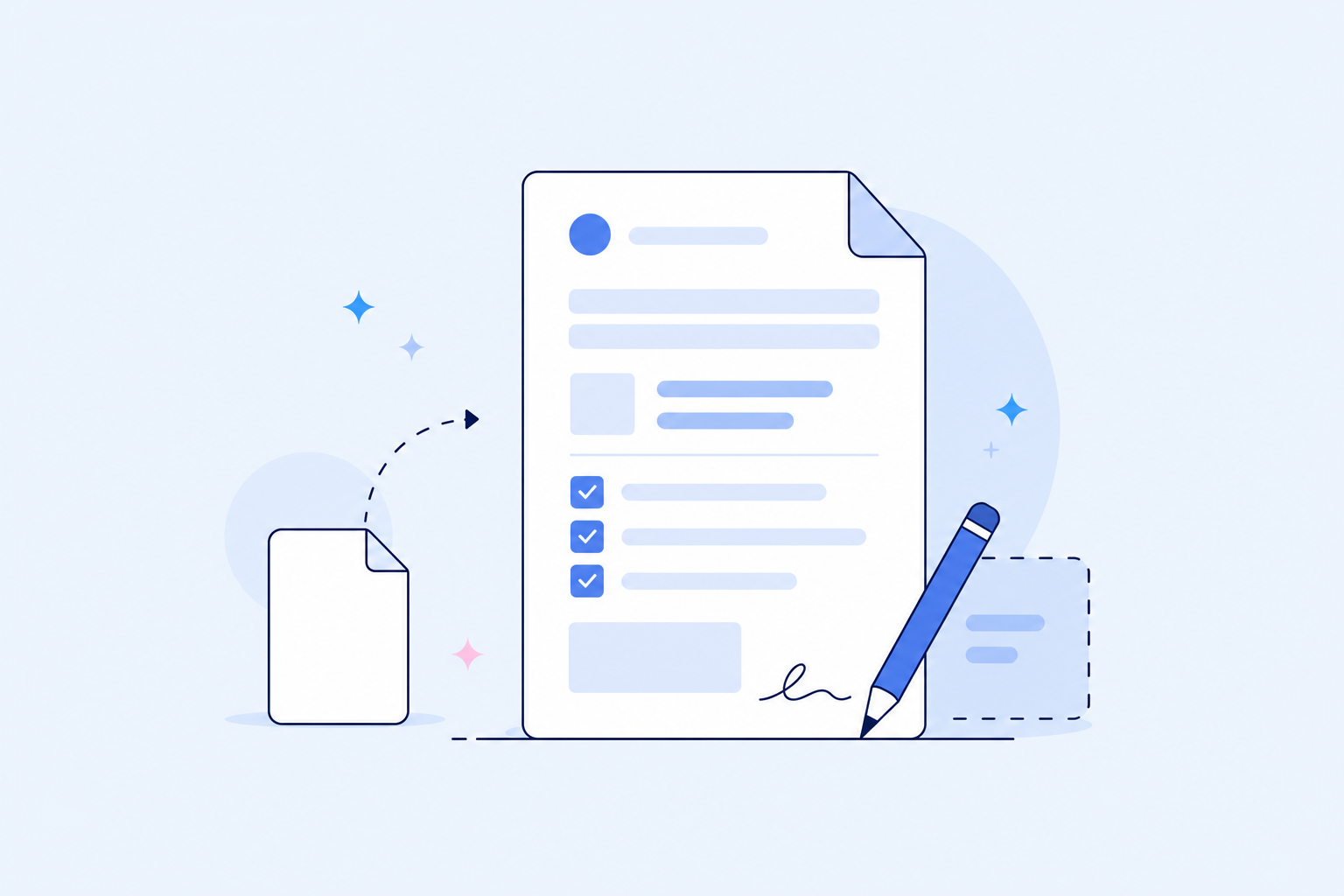 Create or convert a digital waiver form
